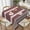 Burgundy Wine Gray, variant on Modern Bold Black White Stripe Soft Tablecloth Square Dinng Table Covers for Kitchen & Table Linens 52" x 52"