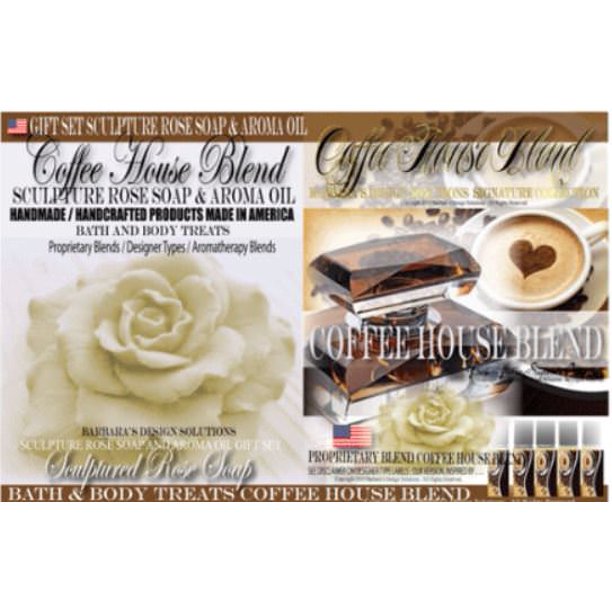 Sculpture Rose Coffee House Gift Set