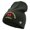 Graphite, variant on U.S. Army 7th Infantry Division Symbol Embroidered 8 Inch Solid Knit Short Beanie Made in USA - Graphite OSFM