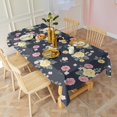 thumbnail image 3 of Pioneer Flower Floral Print Pattern Rectangle Tablecloth 60"x102", Waterproof Polyester Table Cloth, Wipeable Spillproof for Dining Camping Indoor Outdoor, 3 of 6