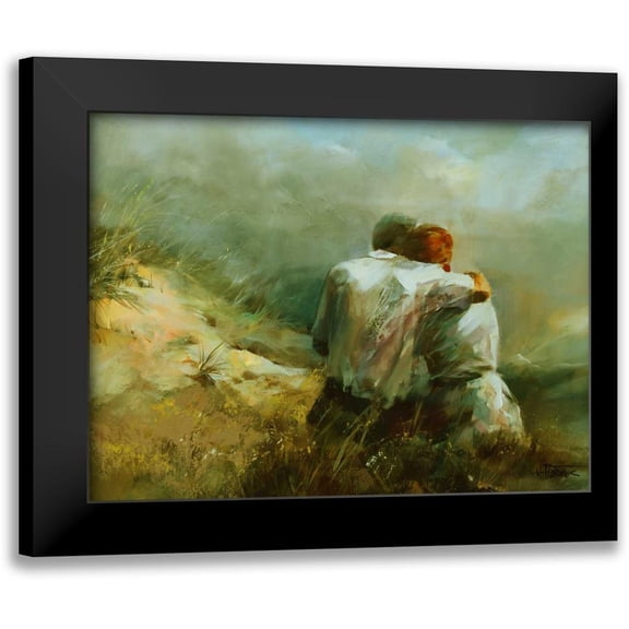 Haenraets, Willem 14x12 Black Modern Framed Museum Art Print Titled - Together