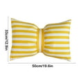 thumbnail image 3 of Hxlamzoo Lovely Stripped Velvet Bow Tie Pillow with Core Sofa Decorative Waist Cushion Bedding Plush Throw Pillow Soft Plush Cushions, 3 of 6