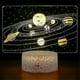 thumbnail image 2 of Luz nocturna USB de 16 colores y control remoto de 24 teclas, lámpara de ilusión 3D del sistema solar, universo espacial, regalos de cumpleaños para niños y niñas, 2 of 5