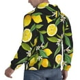 thumbnail image 3 of Bingfone Lemon Fruits Flowers Leaves Men'S Drawstring Hoodie Long Sleeve Pocket Sweatshirts-Xx-Large, 3 of 9