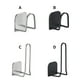 thumbnail image 5 of Matsuzay Estante de almacenamiento de cocina Soporte montado en la pared Soporte para el hogar Accesorios Almacenamiento y organización del hogar Lijado con rejilla de esponja, 5 of 6