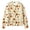 00&Beige1232, variant on Girls Halloween Cardigan Cute Cartoon Ghost Long Sleeve Sweater, Khaki, Sizes 5-16