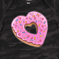 thumbnail image 4 of Inktastic Heart Shaped Donut with Pink Icing and Sprinkles Boys or Girls Baby Bodysuit, 4 of 5