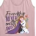 thumbnail image 3 of Disney Frozen 2 - Friendship Never Melts Away - Women's Racerback Tank Top, 3 of 5