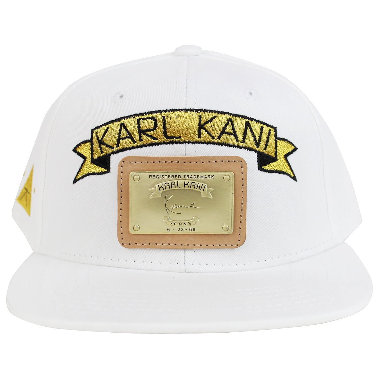 Karl Kani Gold Plate Snapback Embroidered Hat White - Walmart.ca