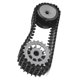 thumbnail image 3 of 4X SNT109 Go Kart Karting ATV UTV Track Electric Snowmobile SnowBlower Rubber Tracks Toy Car Accessories, 3 of 5