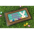 thumbnail image 4 of Evergreen Easter Bunny Sassafras Indoor Outdoor Switch Doormat 1'10"x10" Blue, 4 of 8