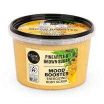 Organic Shop Pineapple & Brown Sugar Energizing & Exfoliating Body Scrub, 100% Vegan & Organic, Daily Exfoliant, Detox & Moisturizer, Body, Face, Hand & Foot, Intensive Care & Skin Toning. 250ml.