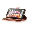 thumbnail image 4 of Allytech iPhone XR Wallet Case 6.1", 9 Cards Holder Zipper Wallet Case for Women Men Shockproof Hand Strap Full Protective Flip Stand Case Cover for  Apple iPhone XR - Rosegold, 4 of 9