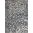 thumbnail image 2 of 8' X 10' Silver Blue And Brown Abstract Washable Indoor Outdoor Area Rug, 2 of 5