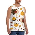 thumbnail image 2 of Disketp Happy Thanksgiving Sleeveless Tshirts For Men, Muscle Shirts For Men Dry Fit Tank Top-3x-Large, 2 of 8