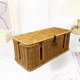 thumbnail image 5 of Imitation Vines Weaving Storage Box - Hollow Washable Storage Basket - Living Room/Bedroom/Office Desktop Organizing Box, 5 of 6