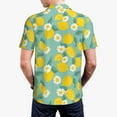 thumbnail image 6 of Wukai Lemons Chamomile Flowers And Leaves Men’s Polo Shirts,Quick-Dry Athletic Shirt,Classic Fit Shirts-4X-Large, 6 of 8