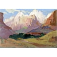thumbnail image 2 of Bischoff, Franz 14x11 Black Ornate Wood Framed with Double Matting Museum Art Print Titled - Grand Tetons, 2 of 4