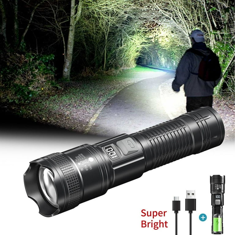 Liwarace XY-8068 Zoom Multifunction Outdoor Digital Flashlight