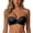 Black, variant on Mokibras Strapless Bra for Women, Wireless Front Closure Push up Padded Non Tube Jelly Bra, Invisible Strapless Bras with Detachable Shoulder Straps
