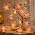 thumbnail image 6 of LED Fairy String Lights with Jasmine Flowers - Battery Operated Waterproof Decor for Weddings, Parties, Gardens, and Home - Romantic Warm Lighting for Indoor and Outdoor Use, 6 of 6