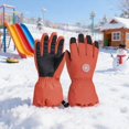 thumbnail image 4 of CPNG Kids Ski Gloves Windproof Waterproof Fleece Lined Touchscreen Insulated Snow Glove Thick Soft Warm Cold Weather Outdoor Cycling Running, 4 of 4