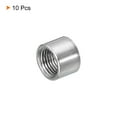 thumbnail image 3 of Unique Bargains Round Coupling Nut M10x1mm 10mm Threaded Sleeve Connector Rod Bar Stud Tube 10 Pack, 3 of 4