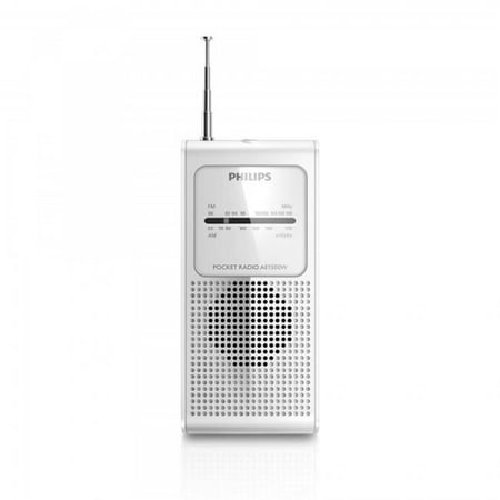 Philips Ae1500w Portable Radio Fm/am Analogue Tuning Ae1500 White /Genuine
