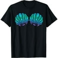 thumbnail image 1 of Mermaid Sea Shell Bra Costume T-Shirt - As Picture - S, 1 of 2