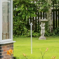 FUTUREORYY Silver Ground Rod Iron for Home Appliances and Fence Protection 1Pack