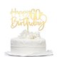 thumbnail image 2 of Cake Topper Bekaterea de acrílico dorado para 60.º cumpleaños, 2 of 9