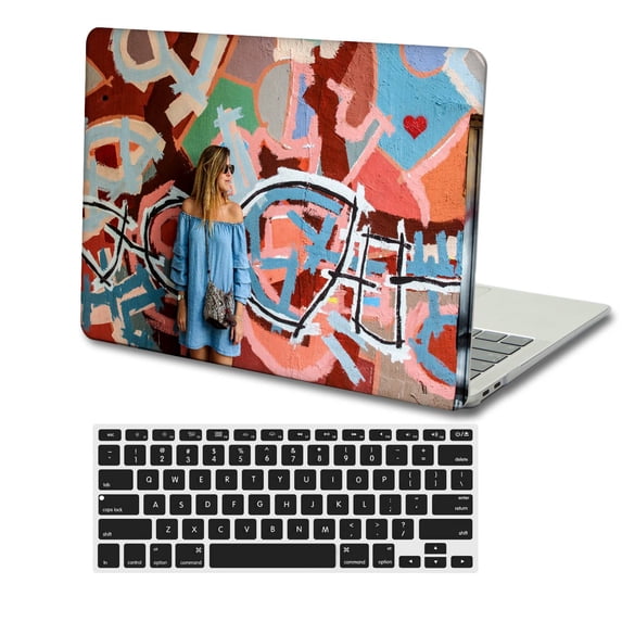 KSK KAISHEK Protective Case Hard Cover Compatible with 2020 2019 Release MacBook Pro 16" with Touch ID Type C + Black Keyboard Cover Model: A2141 Pink series 0858