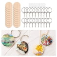 thumbnail image 1 of Cadenas de llaves de inacabada perfecl Llavero colgante 20 piezas, 1 of 8
