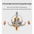 thumbnail image 3 of Spinning Reel Fishing Coil 12+1BB Mini Fishing Reels 1000-7000 Series 5.2:1 Metal Spool Left/Right Hand Fishing Spinning Wheel ,Rigid Aluminum Skeletal Frame, 3 of 6