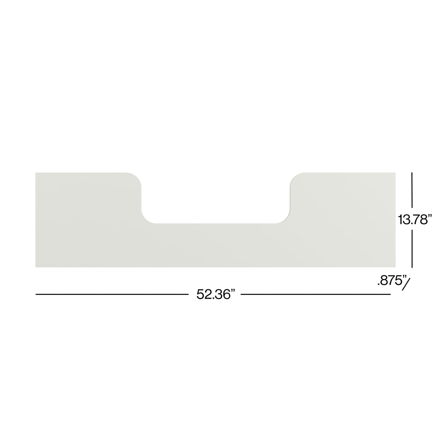 Child Craft Toddler Guard Rail for Wynwood Crib Conversion, Durable MDF Construction, Cloud White