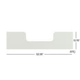 thumbnail image 3 of Child Craft Toddler Guard Rail for Wynwood Crib Conversion, Durable MDF Construction, Cloud White, 3 of 4