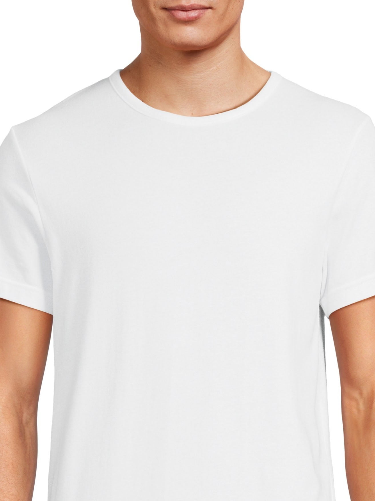 U.S. Polo Assn. Men's White Crewneck Tee with Short Sleeves, Sizes S-3XL
