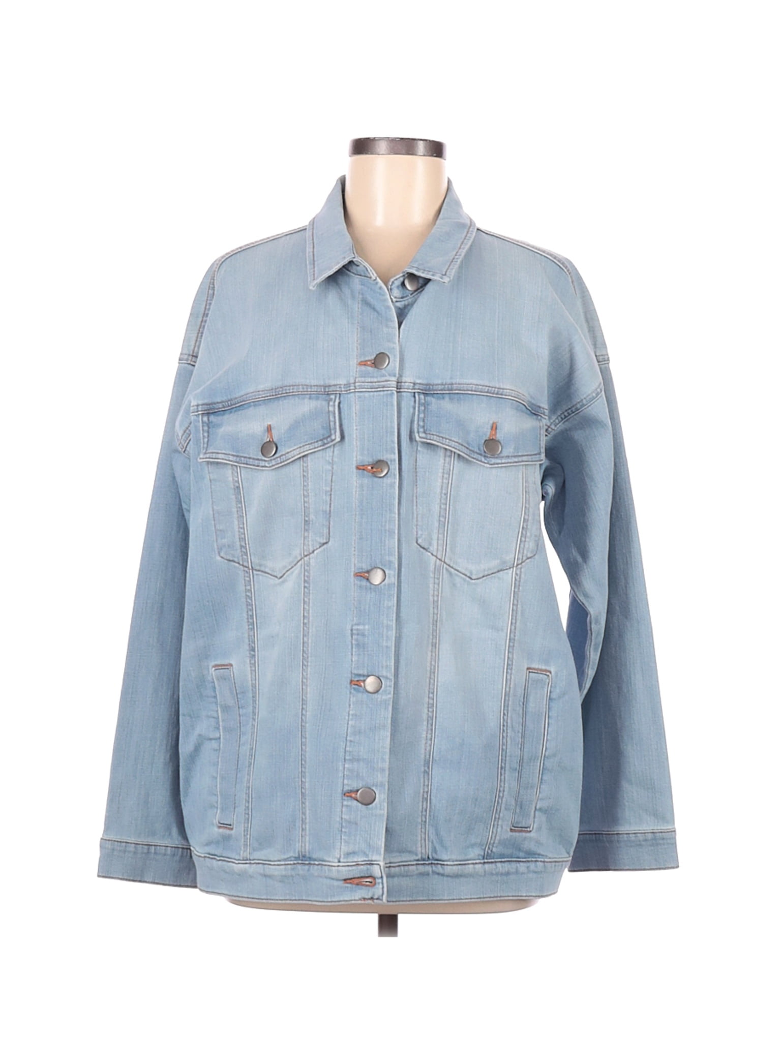 eileen fisher denim jacket