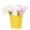 Yellow, variant on Cute Mini Solid Color Pail Bucket Wedding Party Candy Favours Home Hotel Decor by Mightlink