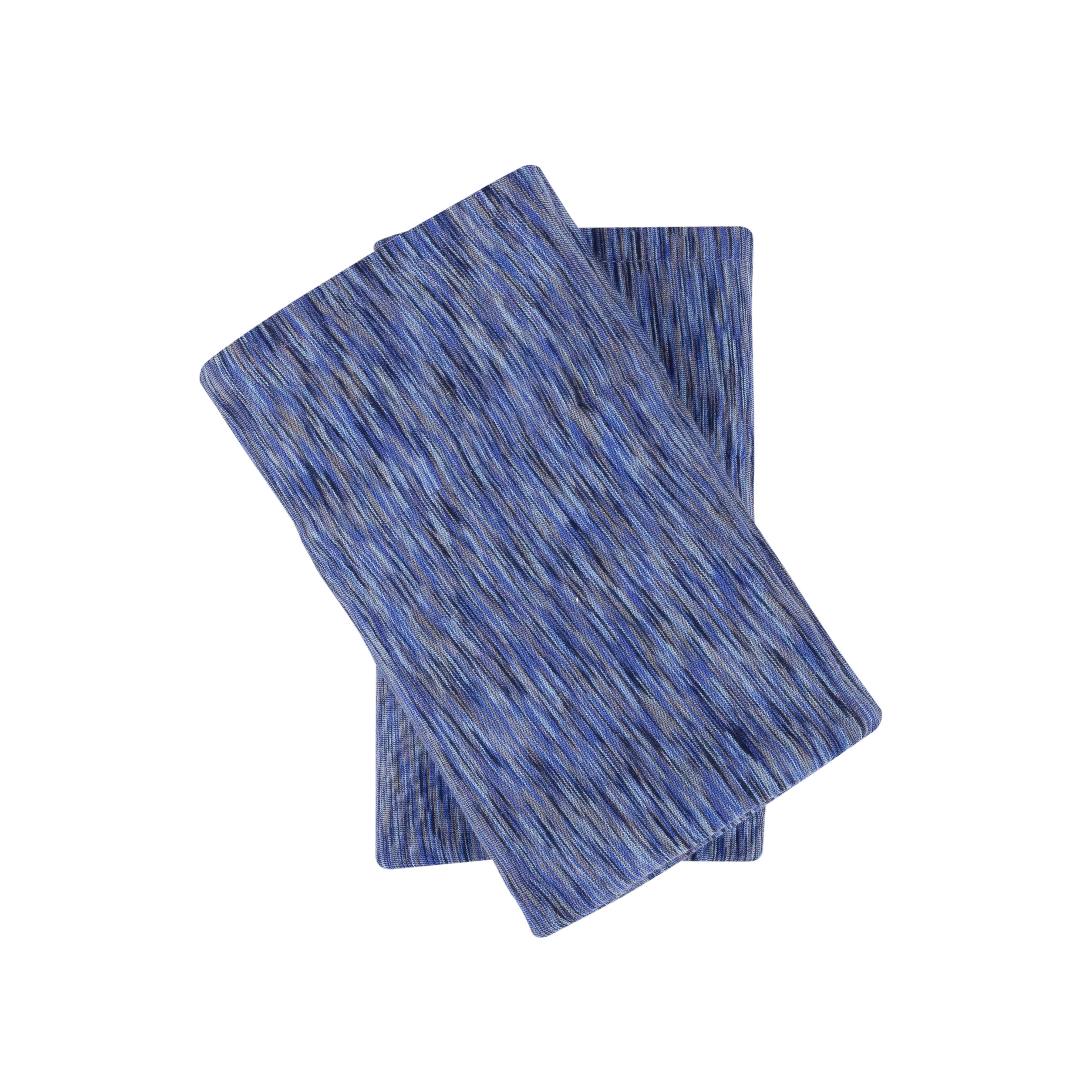 Mainstays Extra Soft Jersey Pillowcase Set, King, Blue Crackle, 2-Pieces