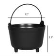 thumbnail image 5 of Root & Vessel Antique Kettle Planter, Black, 12", 5 of 9