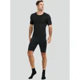 thumbnail image 3 of QUALICOS Camisetas de Compresión de Manga Corta para Hombre Capa Base de Ciclismo sin Mangas Jersey de Ciclismo Tops Atléticos Camiseta Interior para Entrenamiento, 3 of 6