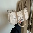 thumbnail image 4 of Bolso Cruzado Embrague Mochilado Hombro Puan Punk para Mujeres Chicas () Blancos, 4 of 9