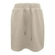thumbnail image 4 of MKLEKYY Falda Pantalón Corta de Mezclilla para Mujer, Faldas de Verano para Mujer, Falda con Cordón, Pantalones Cortos Incorporados con Bolsillos, conjuntos de Tenis, 4 of 4