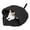 Black, variant on Creative Leaves Shape Nest Cats Bed Hideouts Cave Bed Soft Warm Bedding Sleep Bag For Felines Home Indoor Resting Place
