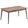 thumbnail image 1 of Costway Mid Century Dining Table Rectangular Top Wood Legs Kitchen Dining Room Furniture, 1 of 6