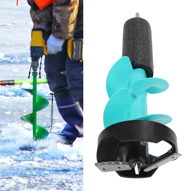 Ice Fishing Auger, Electric Ice Auger Kit 6in Easy To Use Rustproof for Fishing