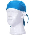 thumbnail image 2 of esafio Sweat-Wicking Head Wrap Dew Rag Skull Cap Quick-Drying Helmet Liner Hats for Men and Women,Blue, 2 of 7