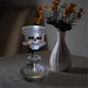 thumbnail image 3 of Escultura de resina con forma de calavera de pistón tallada, estatua creativa hecha a mano, obra de arte, decoración para el hogar, 14 x 6 x 8 cm, 3 of 5