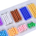 thumbnail image 3 of Math Toys Kghios Montessori, 10 juegos de cadenas de cuentas de colores, 1 a 10, 3 of 7
